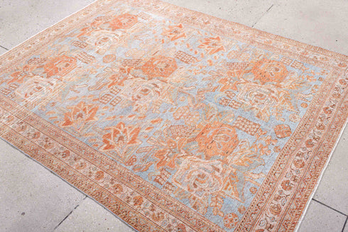 Antique Afshar Area Rug (5' x 6')